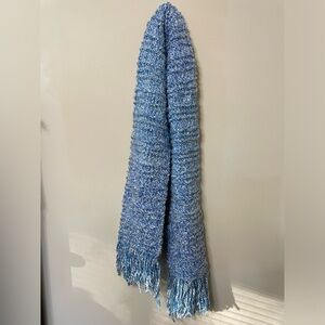 Blue/White Scarf Handmade